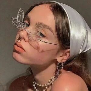 Dragonfly Wings Transparent Sunglasses